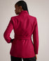 RYTAA-Outerwear-Formed from a sumptuous blend of wool and cashmere, the RYTAA coat will cocoon you in a layer of luxury. Featuring a high neck and waist tie belt, it helps you beat the elements in serious style. Wool-cashmere blend Wrap front Wait belt included Button fastening Hardware detailing at belt and collar Printed lining Our model is 5'9"/ 1.75m and wears a Ted size 2- Ted Baker Romania
